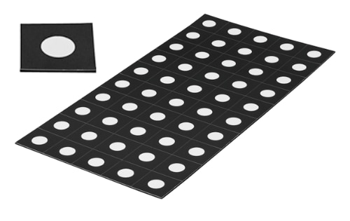 Punktmarken 8,0 mm, uncodiert, wei&szlig;, magnetisch, 100 St&uuml;ck Produktbild