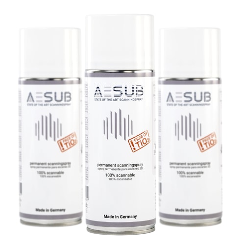 AESUB White - permanent, Schichtdicke 7 &mu;m, leicht entfernbar, 12 Dosen Produktbild