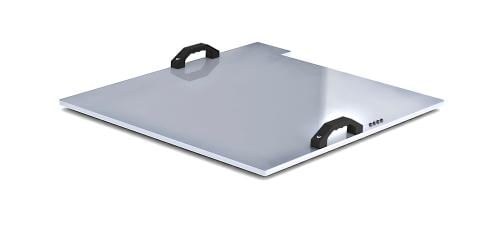 Basispalette OMEGA 543, Aluminium, ohne Bohrraster Produktbild