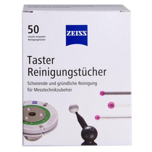 ZEISS Taster-Reinigungst&uuml;cher (Englisch, 50 St&uuml;ck) Produktbild