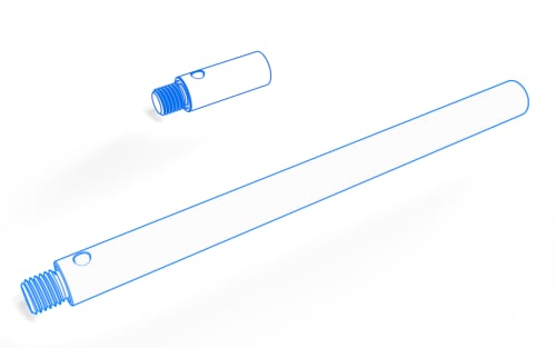 Edelstahl Standardverl&auml;ngerungen